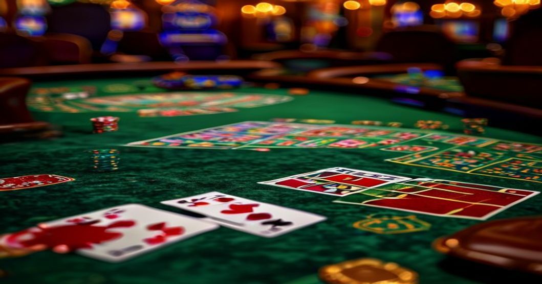 Bàn baccarat trực tiếp với dealer tại sảnh casino